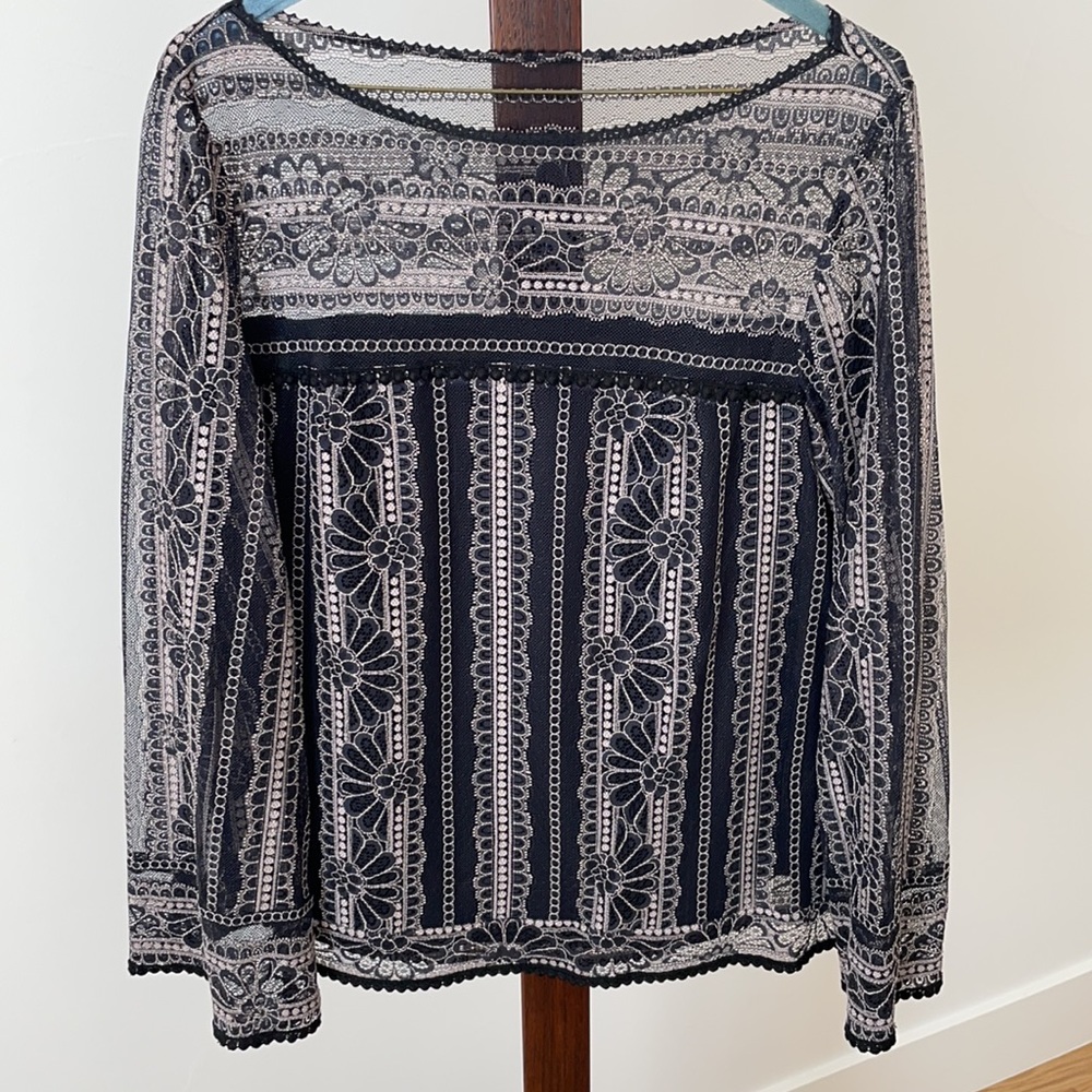 Nanette Lepore Lace Blouse